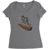 the darth king Women's Triblend Scoop T-shirt