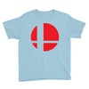 smash bros tribute unisex vinyl Youth Tee