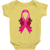 breast cancer pink ribbon Baby Bodysuit