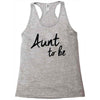 aunt to be Racerback Tank