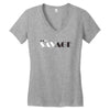 EASY SAVAGE Women's V-Neck T-Shirt