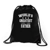 worlds greatest farter funny fathers day Drawstring Bags