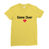 Game Over Ladies Fitted T-Shirt