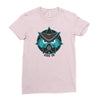mustache animal Ladies Fitted T-Shirt