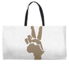 peace to africa Weekender Totes