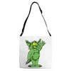 monster cats Adjustable Strap Totes