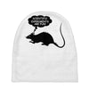 rat funny geek nerd scientific experiments are fun Baby Beanies