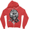 skull pilot Zipper Hoodie