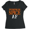 pumpkin space af Women's Triblend Scoop T-shirt