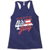 happy 4th of july Racerback Tank