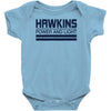 hawkins power and light Baby Onesie
