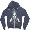 lumberjack skull Zipper Hoodie