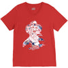 freddy krueger floral V-Neck Tee