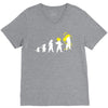 goku evolution V-Neck Tee