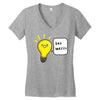 wattever! Women's V-Neck T-Shirt