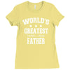 worlds greatest farter funny fathers day Ladies Fitted T-Shirt