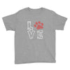 love paw rhinestud Youth Tee