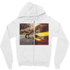 dinosaur in newyork Zipper Hoodie