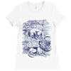 quick brown fox Ladies Fitted T-Shirt