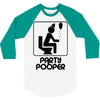 party pooper 3/4 Sleeve Shirt