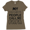 papa's Ladies Fitted T-Shirt