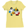 vector gamer boxing Ladies Fitted T-Shirt