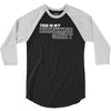 my drinking shirt funny 3/4 Sleeve Shirt