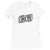 i love you stardust Ladies Fitted T-Shirt