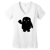 adipose dr who Women's V-Neck T-Shirt