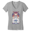 forest fighter Women's V-Neck T-Shirt