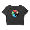 zentao symbol as evolution of the tao (yin yang) Crop Top