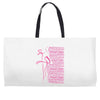 breast cancer Weekender Totes