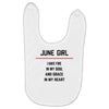 June Girl Baby Bibs