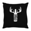 it's beer season Throw Pillow