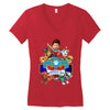 paw patrol birthday boy mom Women's V-Neck T-Shirt