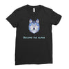 alpha wolf Ladies Fitted T-Shirt