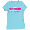superwoman fighting diabetes Ladies Fitted T-Shirt