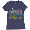 camping Ladies Fitted T-Shirt