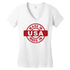 made in usa Women's V-Neck T-Shirt