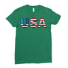 usa Ladies Fitted T-Shirt