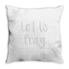 let us pray Throw Pillow