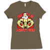 santa's gym Ladies Fitted T-Shirt