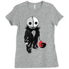 creepy doll trick or treat Ladies Fitted T-Shirt