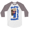 sloth loves chunk 3/4 Sleeve Shirt