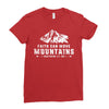 Faith Can Move Mountains Ladies Fitted T-Shirt