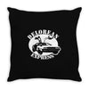 delorean express  funny Throw Pillow