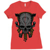 death of guitarist Ladies Fitted T-Shirt