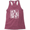 v3 eat sleep snap Racerback Tank