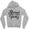 Blessed to be Called Granny Zipper Hoodie