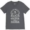 Golfer Father V-Neck Tee